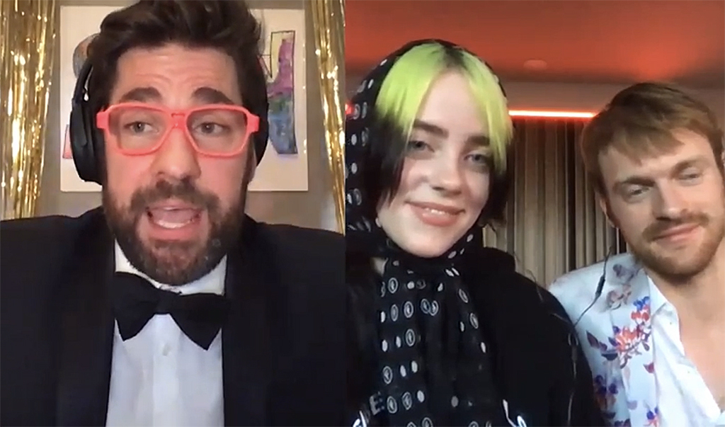 John Krasinski's virtual prom, Billie Eilish